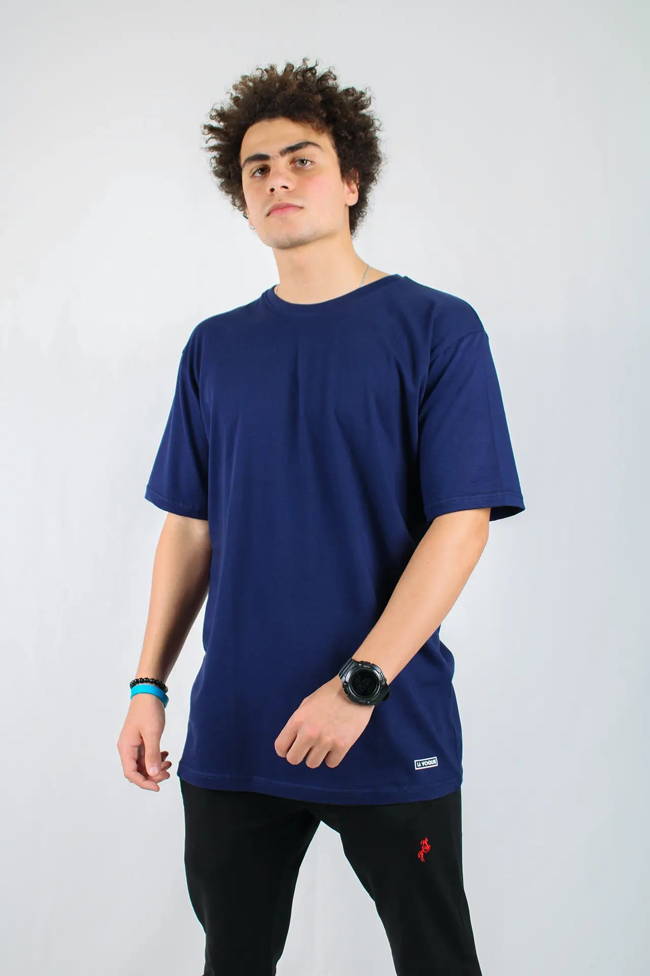 Plain Dark Blue T-shirt