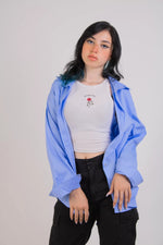 Load image into Gallery viewer, Sky Blue Poplin Shirt

