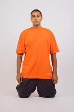 Load image into Gallery viewer, Plain orange Oversized Tee
