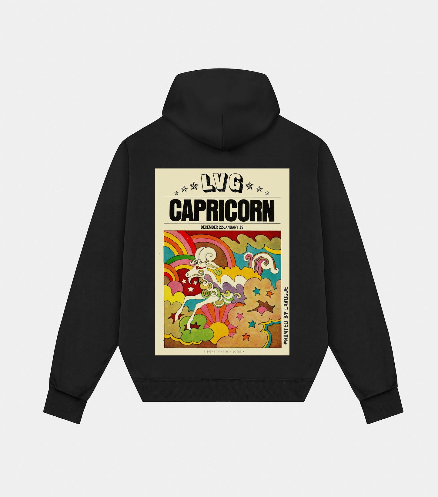 CAPRICORN Black Hoodie 24