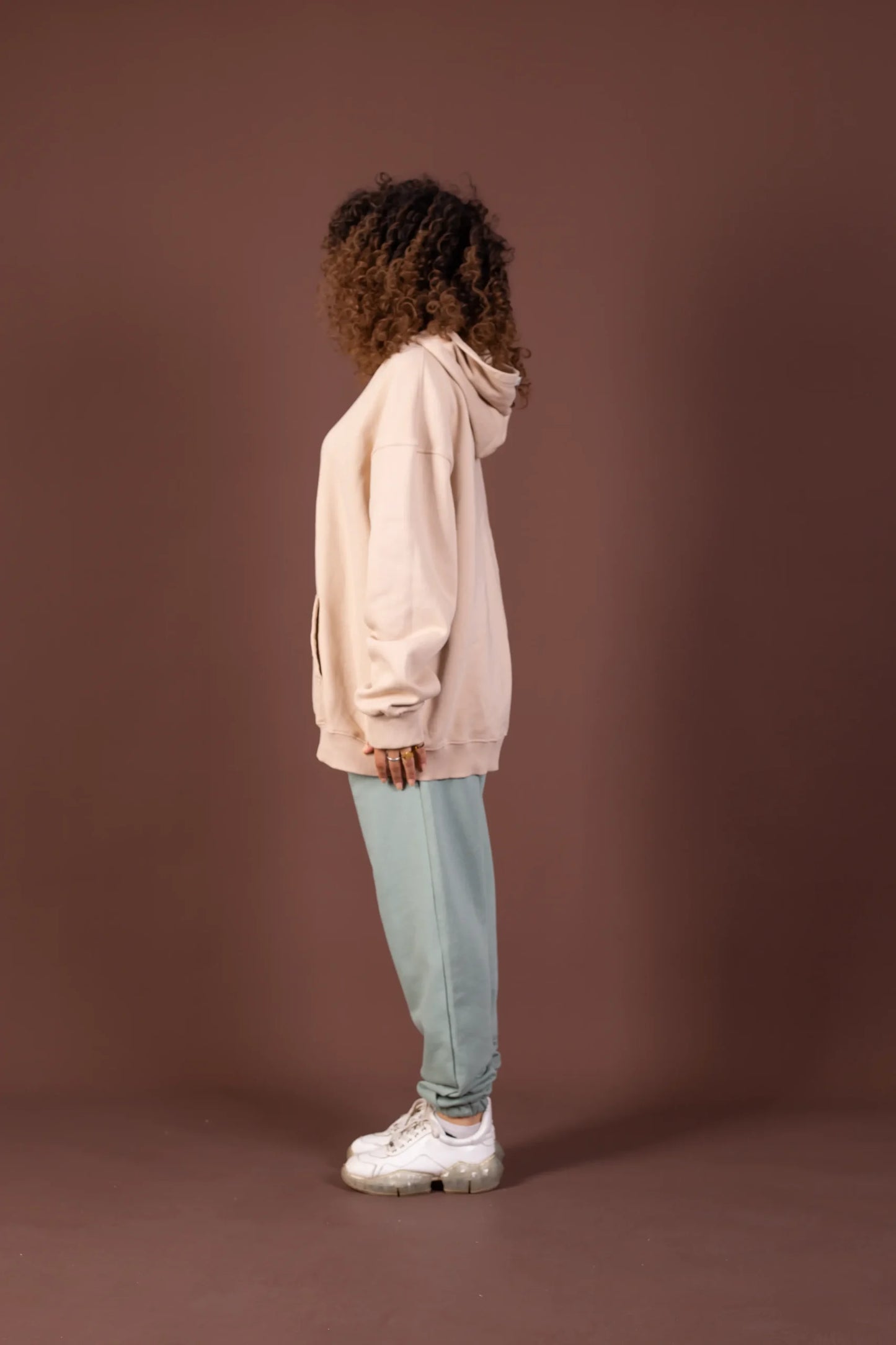 Plain Beige Hoodie