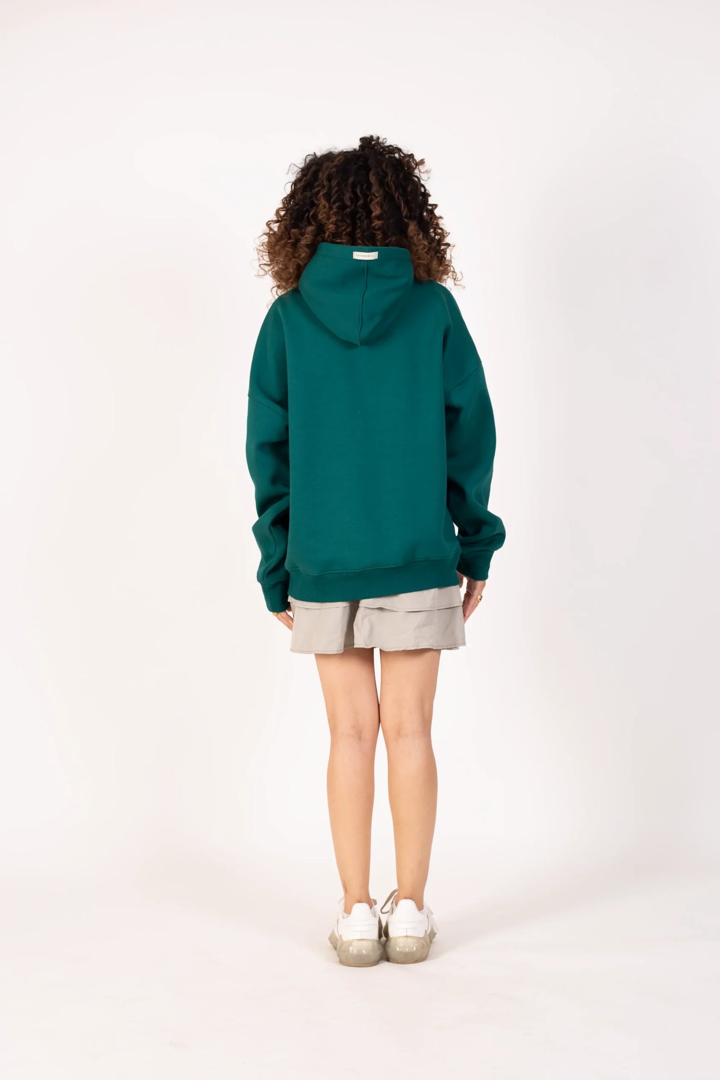 Plain Dark Green Hoodie