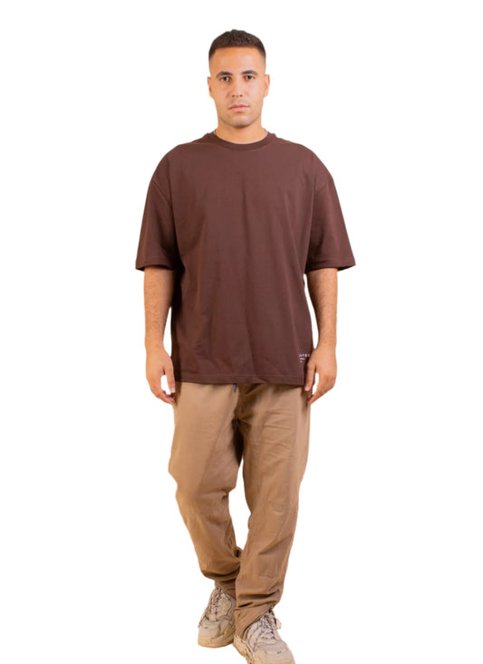 Plain Brown Oversized Tee