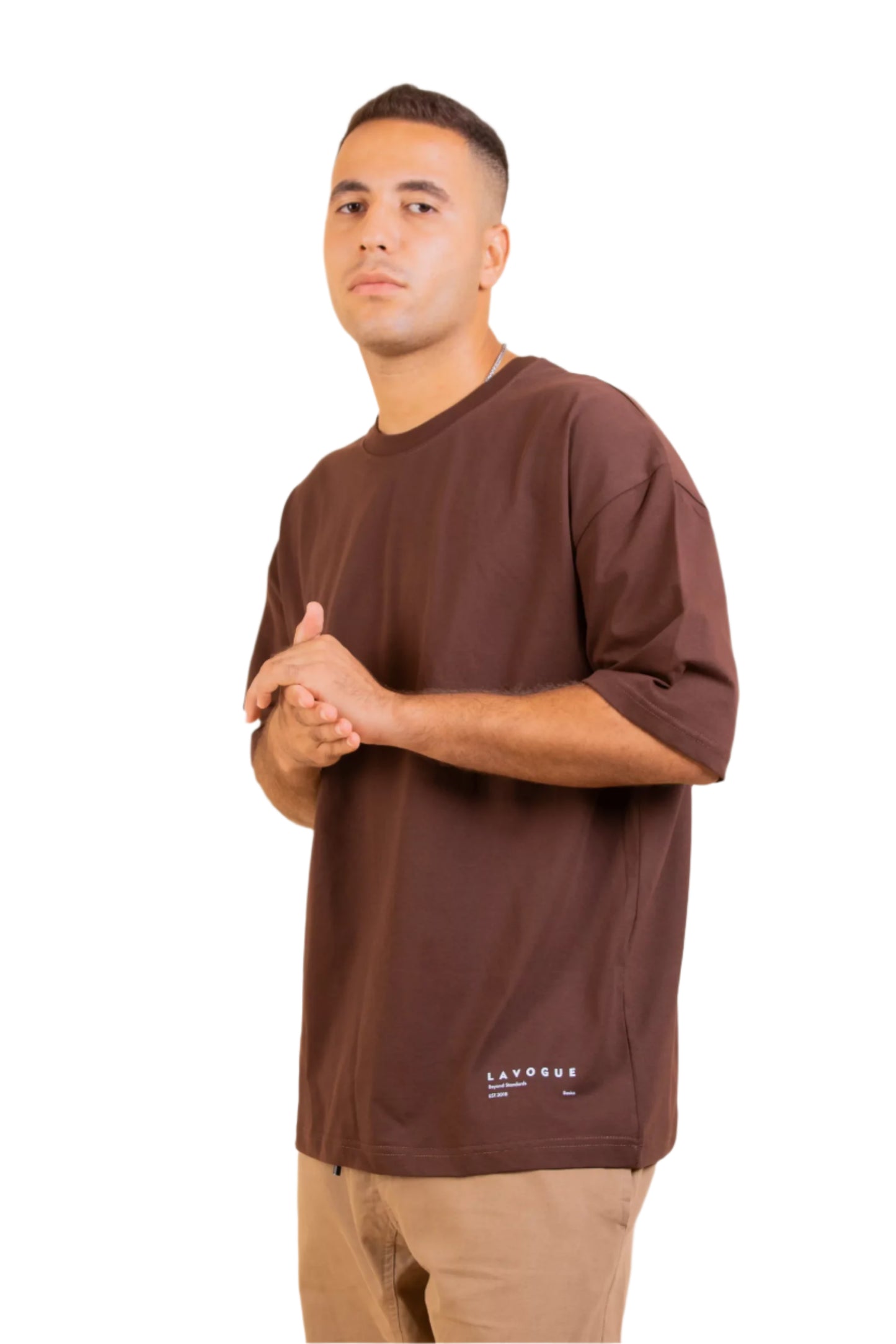 Plain Brown Oversized Tee