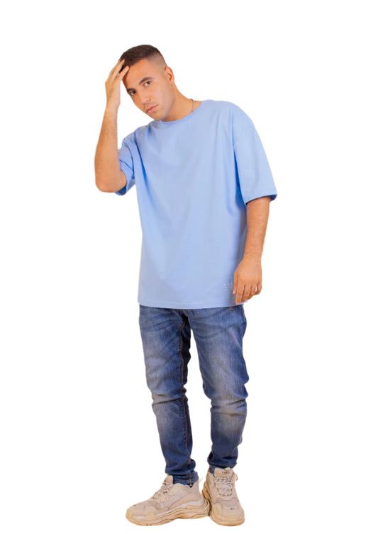 Plain Sky blue Oversized