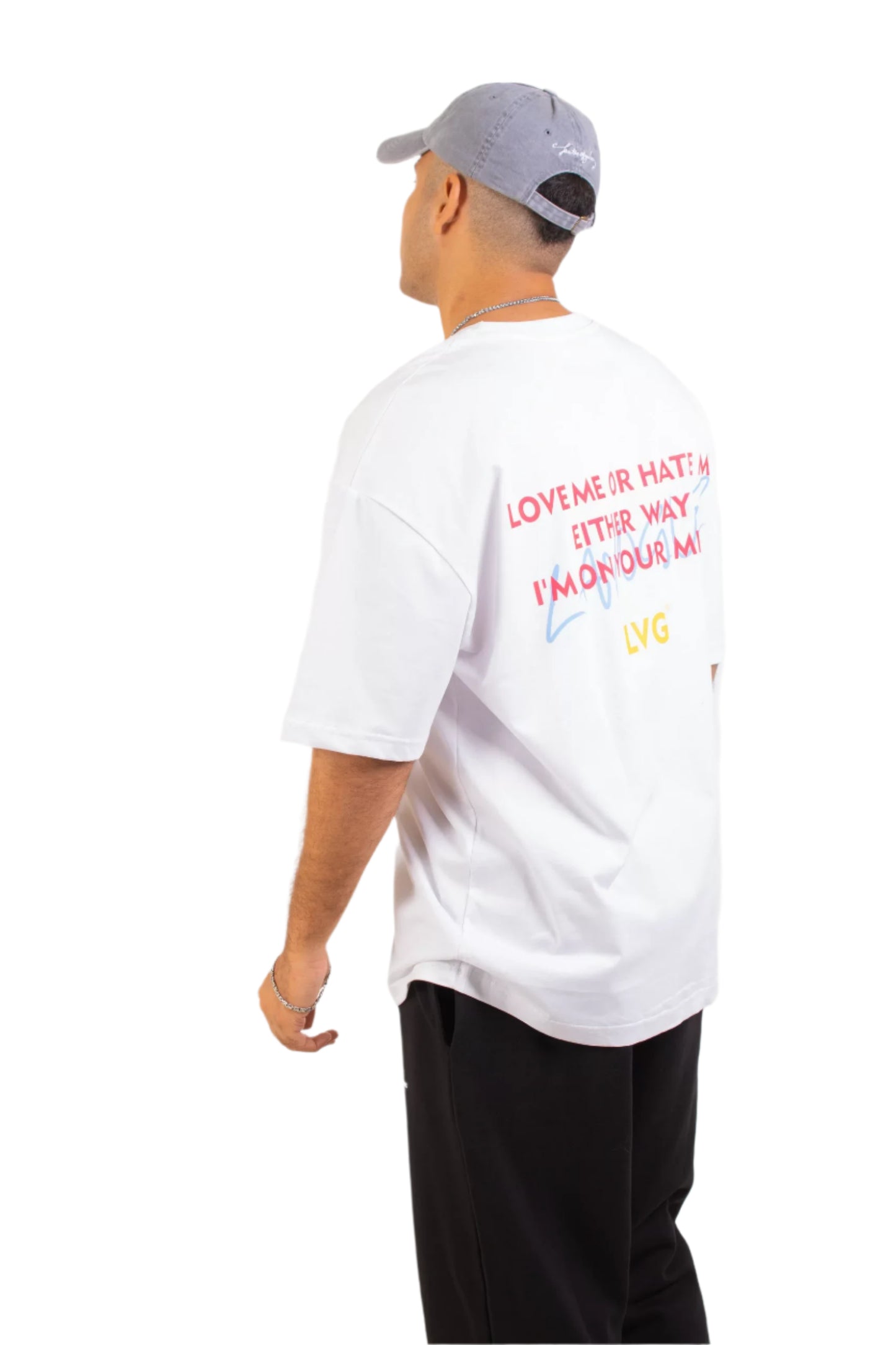 LOVE ME OR HATE ME OVERSIZED TEE