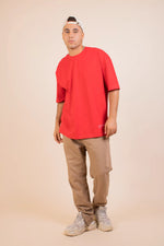 Load image into Gallery viewer, Plain Red  Tee
