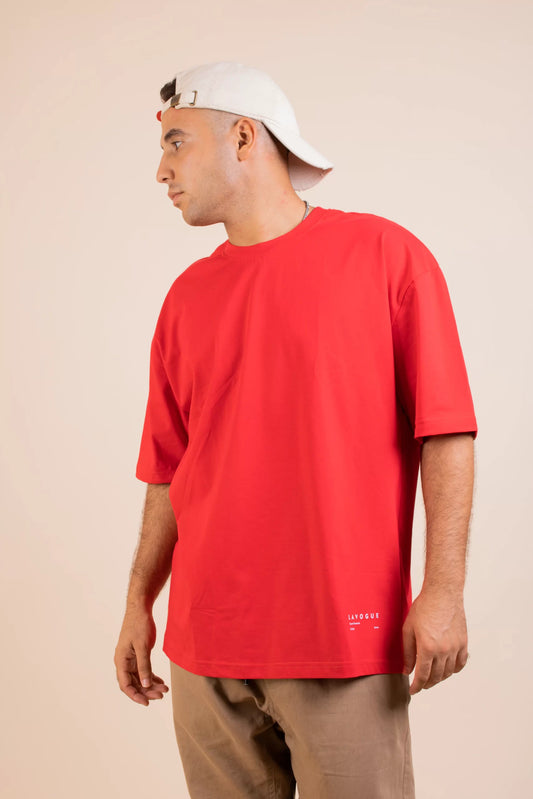 Plain Red  Tee