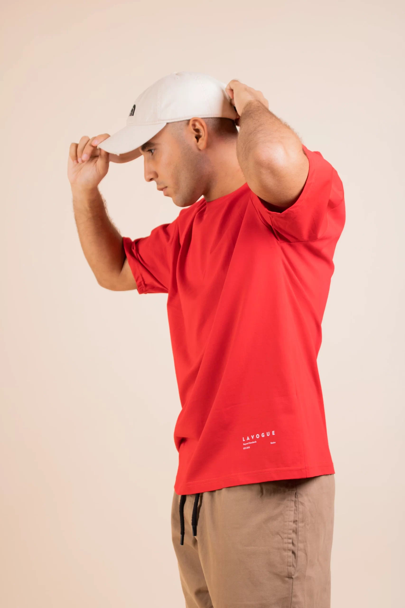 Plain Red  Tee