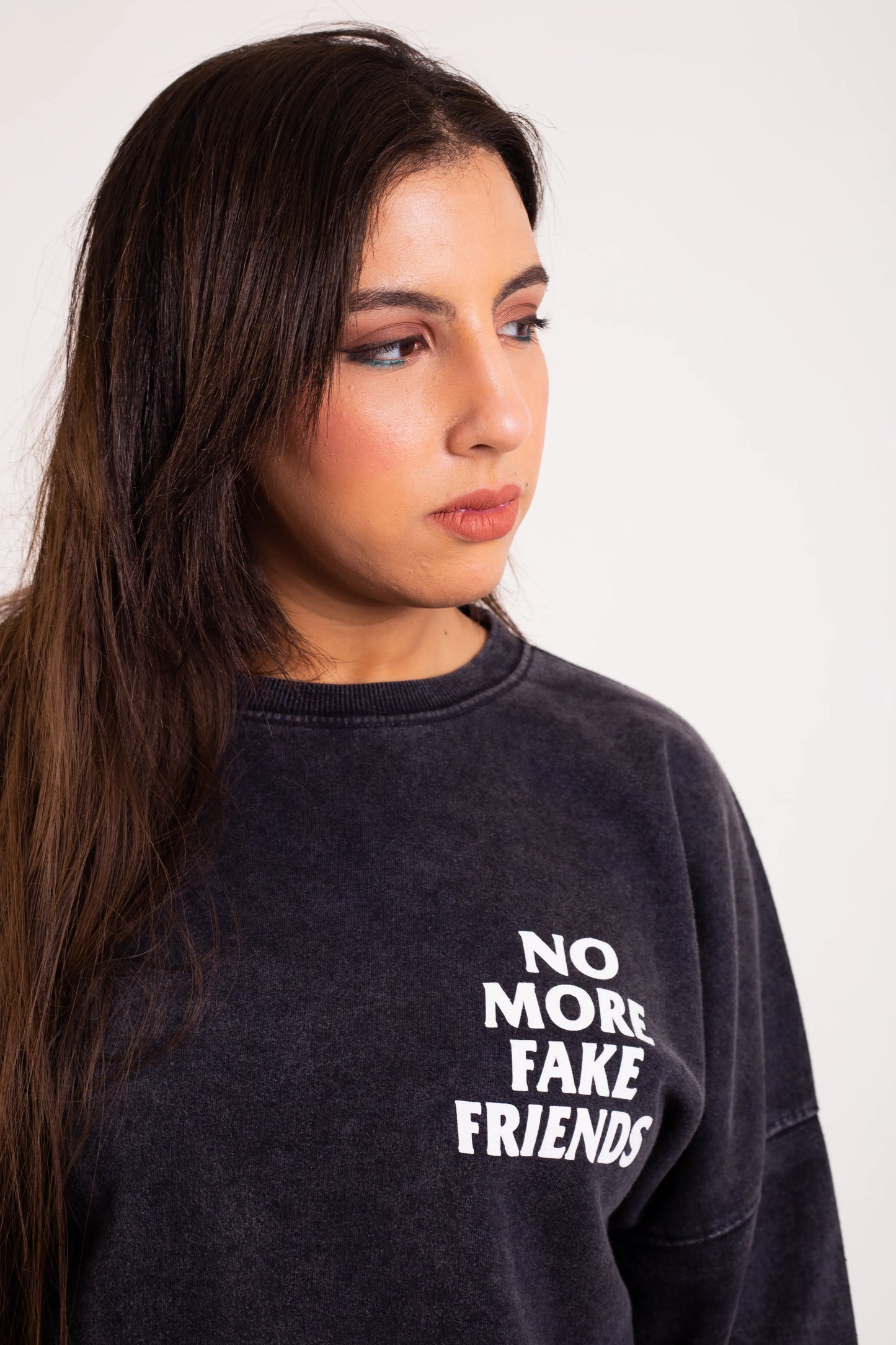 NO MORE FAKE FRIENDS Crewneck