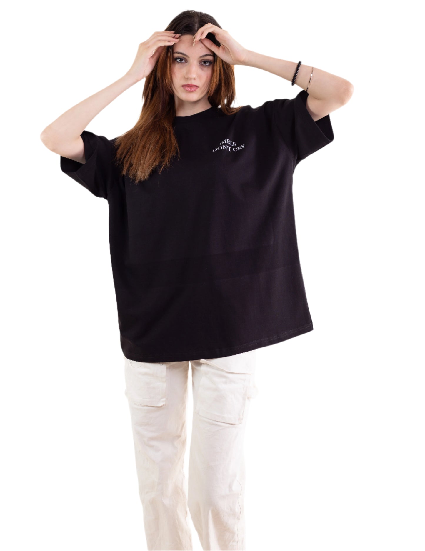 GIRLS DO NOT CRY BABY OVERSIZED TEE
