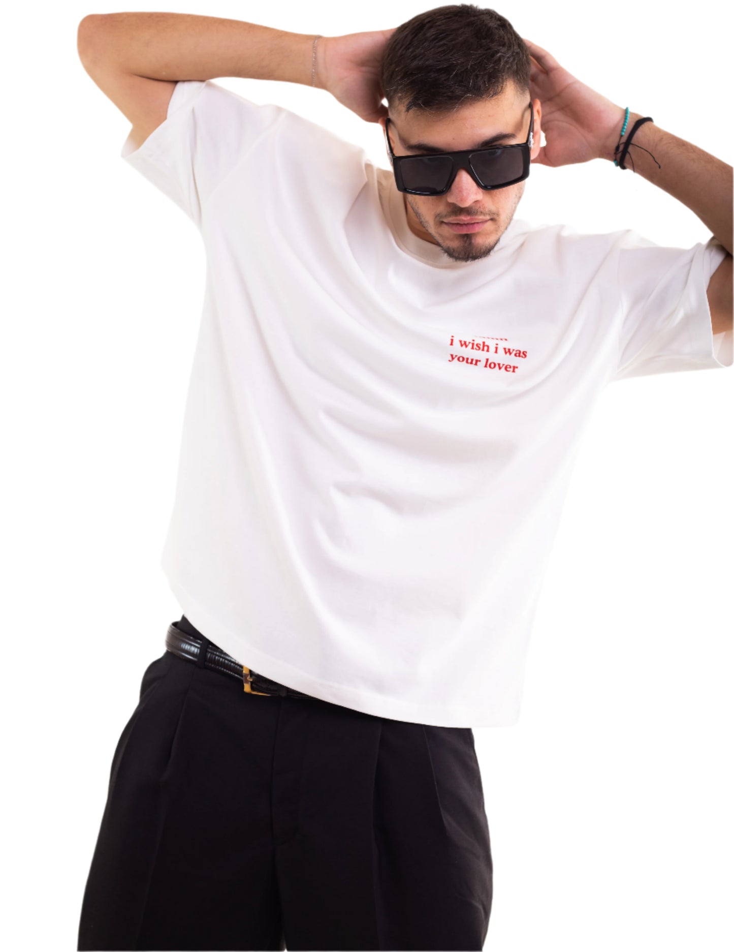 I WISH I WAS YOUR LOVER OVERSIZED TEE