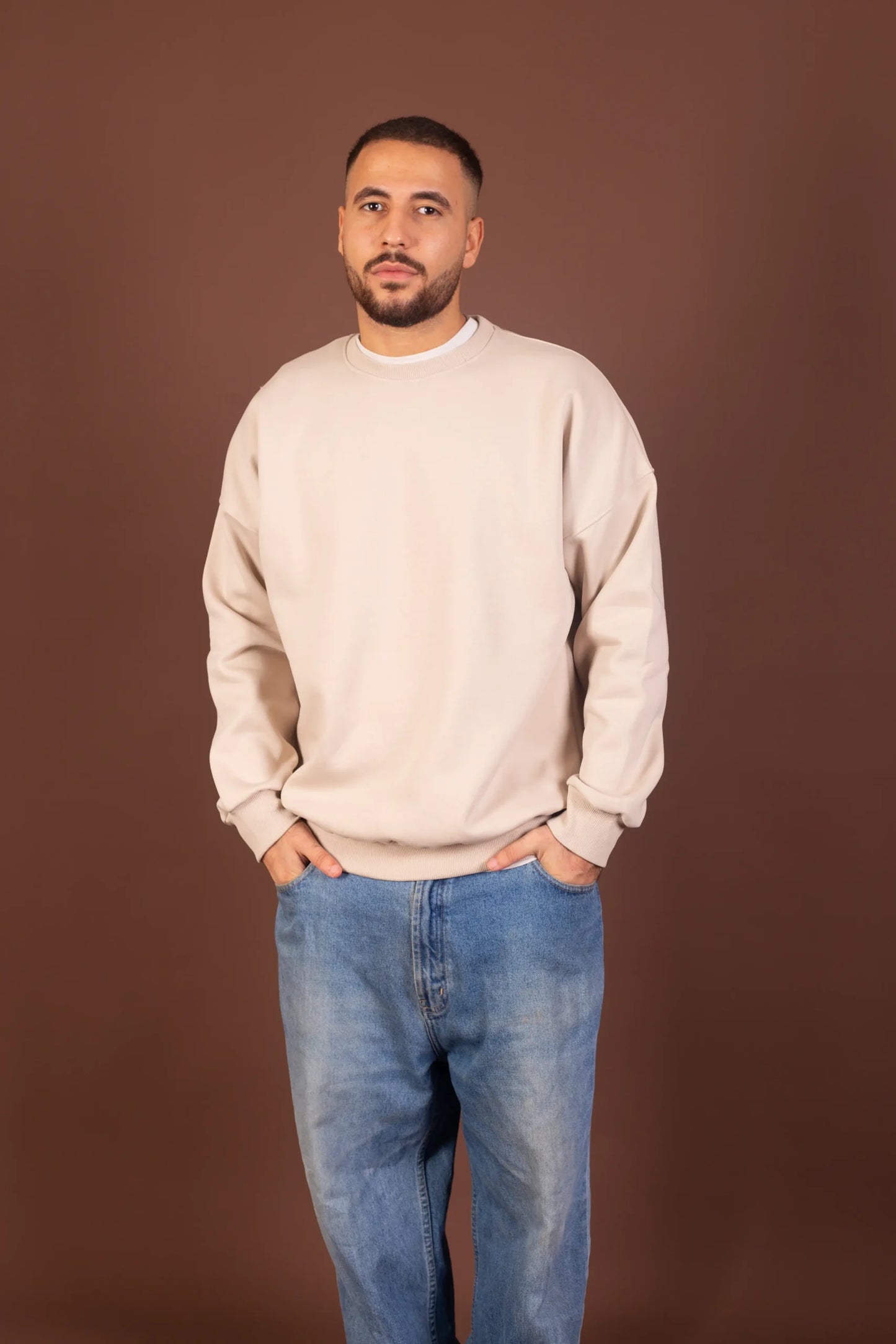 Beige Crewneck