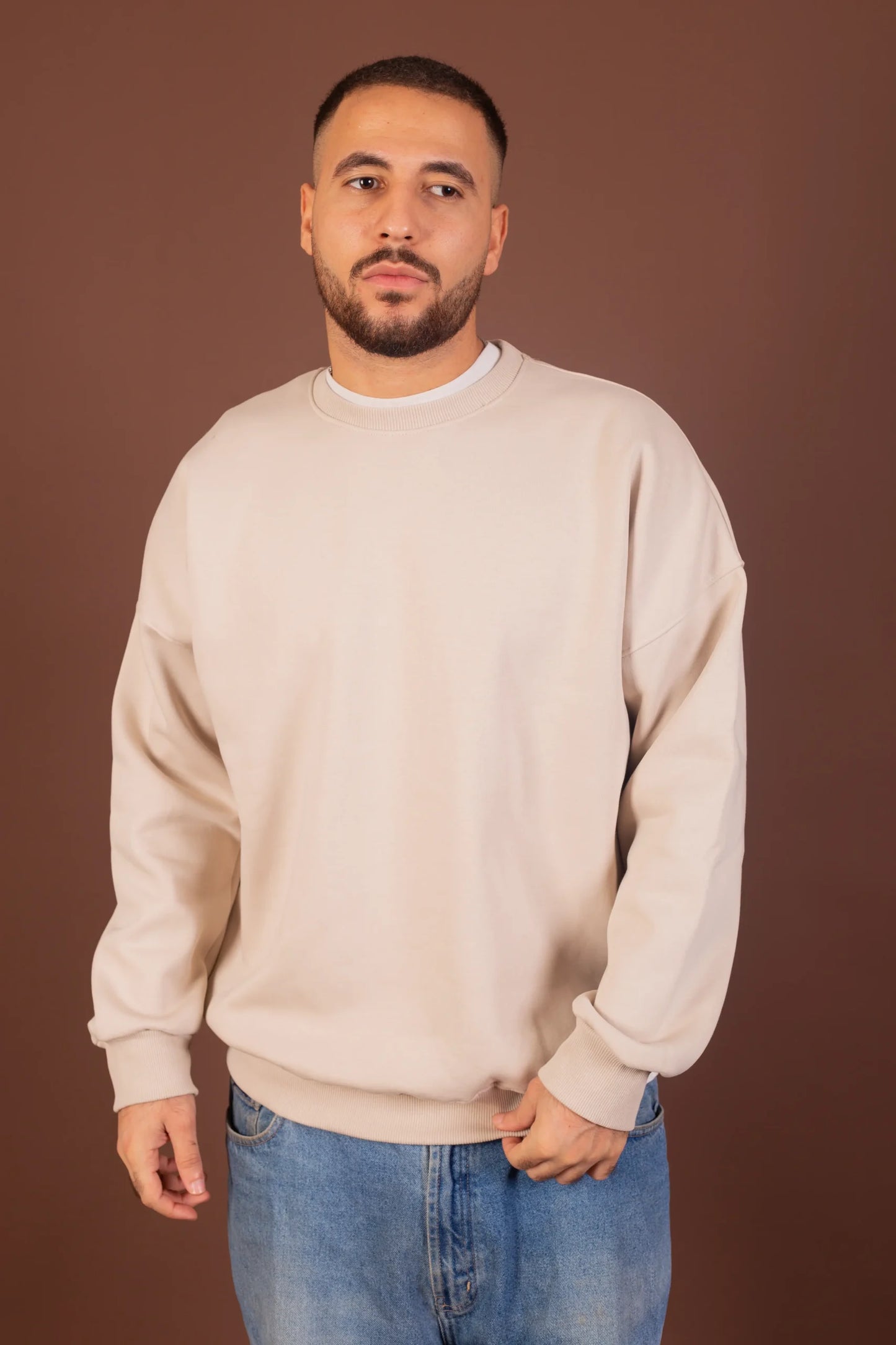 Beige Crewneck