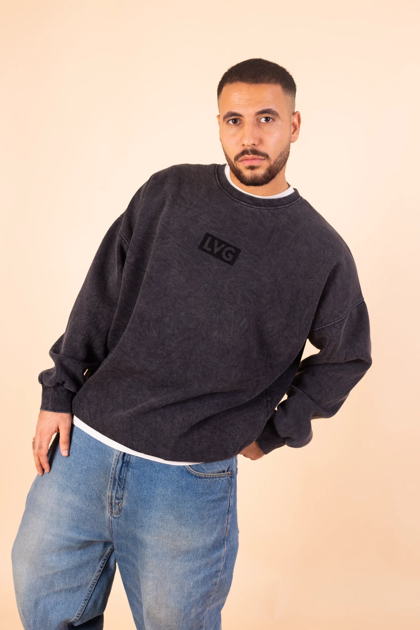 LVG Acid Washed Crewneck