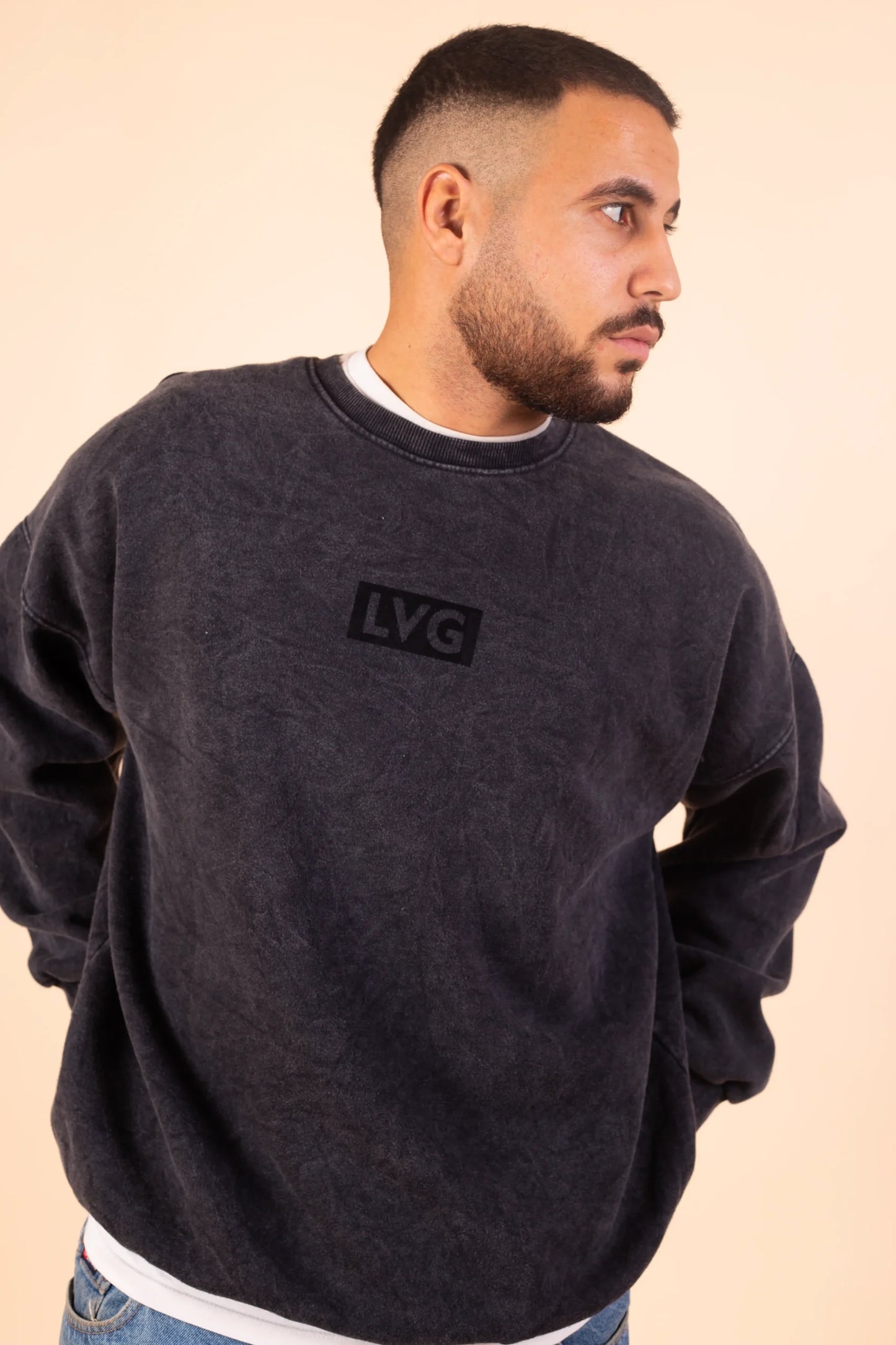 LVG Acid Washed Crewneck