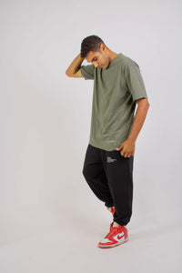 Plain Military Green Tee