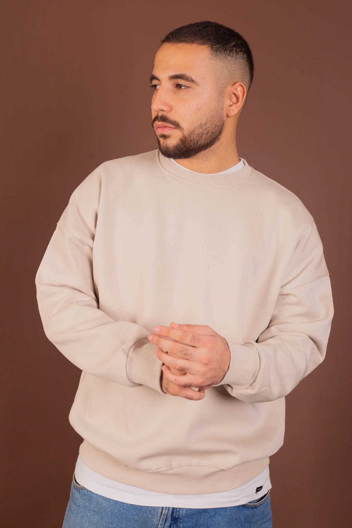 Beige Crewneck