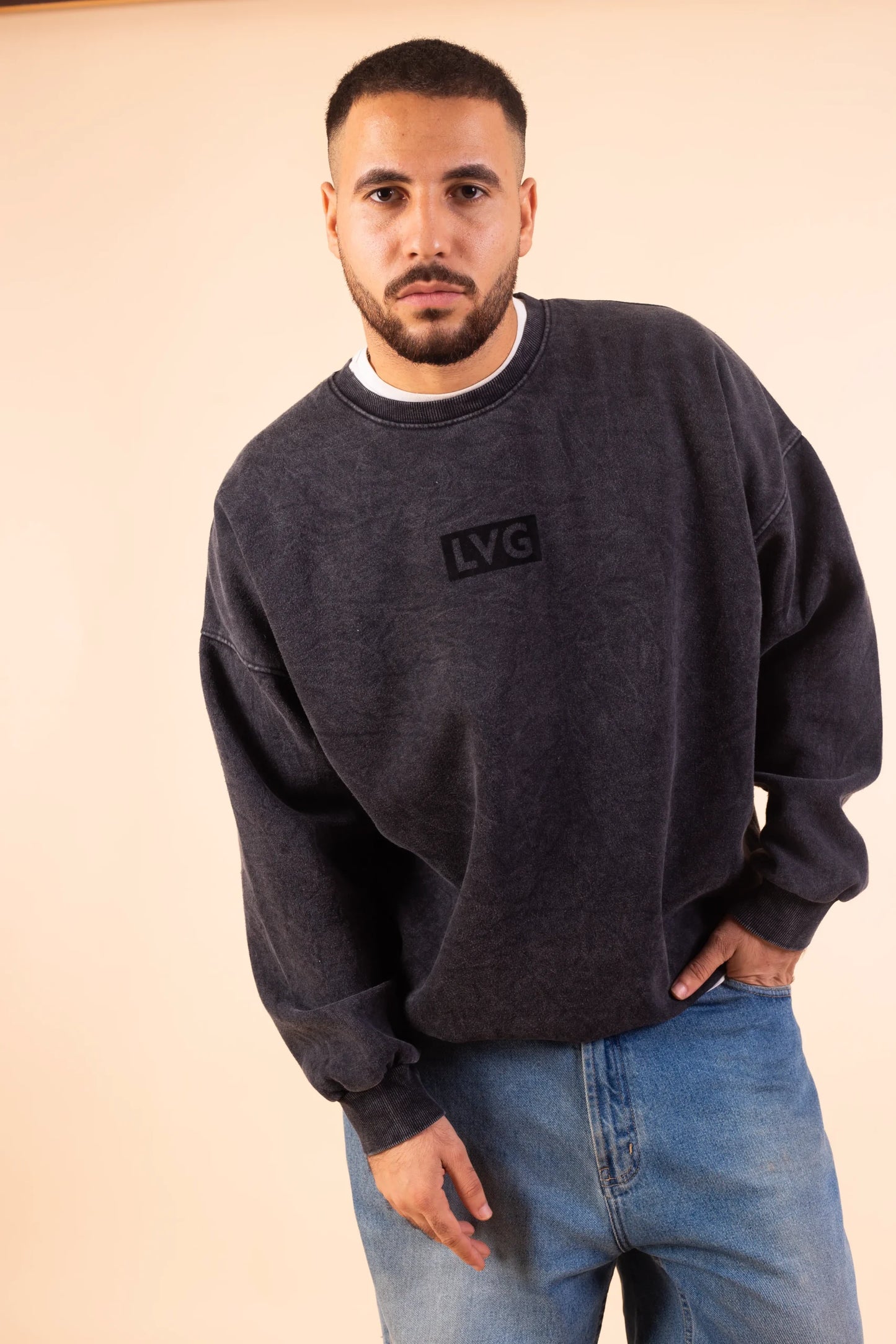 LVG Acid Washed Crewneck