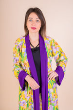 Load image into Gallery viewer, Purple Lily Kimono
