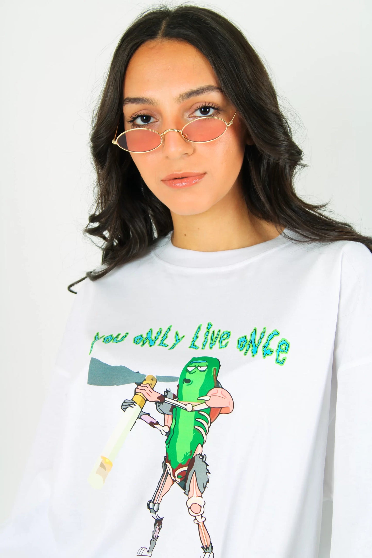 YOU ONLY LIVE ONCE OVERSIZED TEE