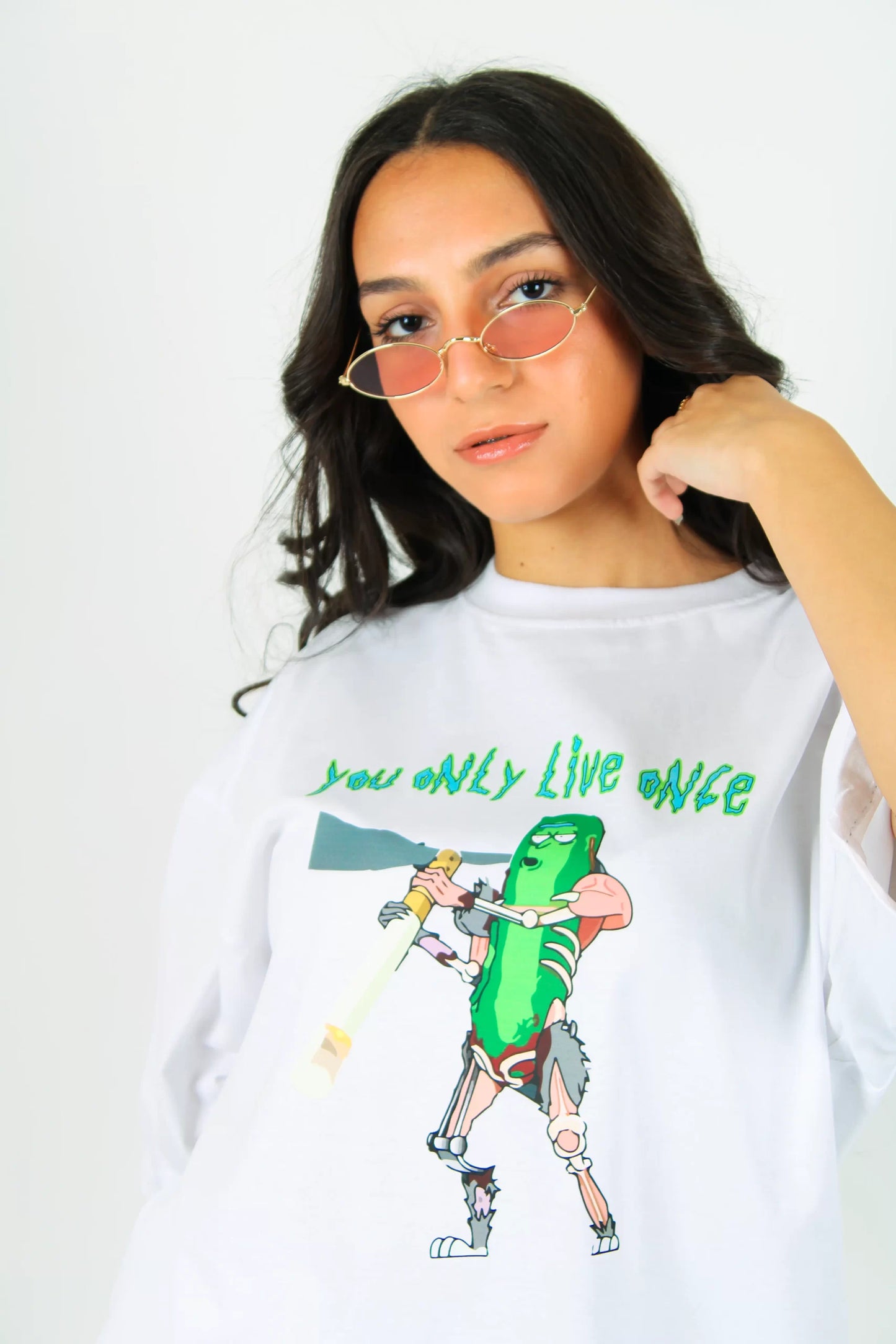 YOU ONLY LIVE ONCE OVERSIZED TEE