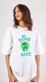 Load image into Gallery viewer, I&#39;m Pickle Rick White T-shirt
