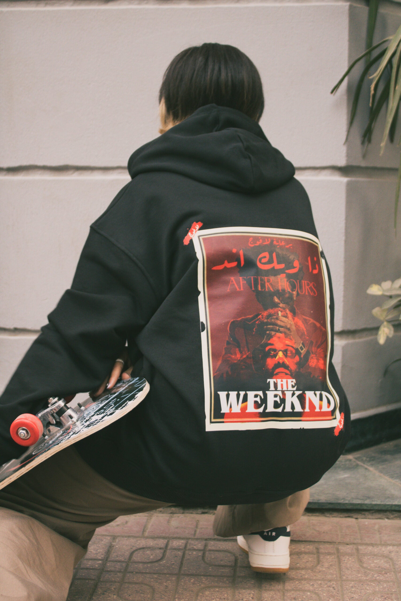 The Weeknd Arabic poster hoodie