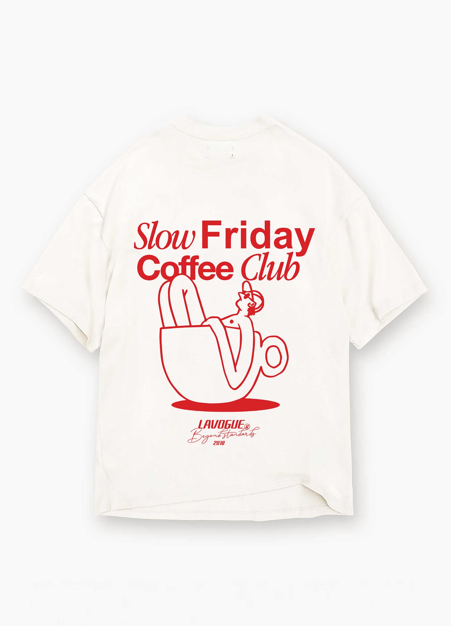 SLOW FRIDAY COFFEE CLUB OVERSIZED TEE