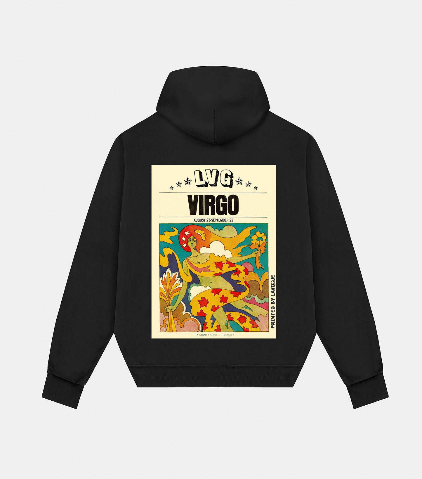 VIRGO Black Hoodie 24