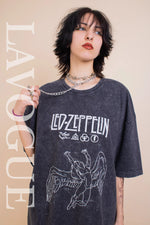 Load image into Gallery viewer, Led Zeppelin Acid Washed Tee
