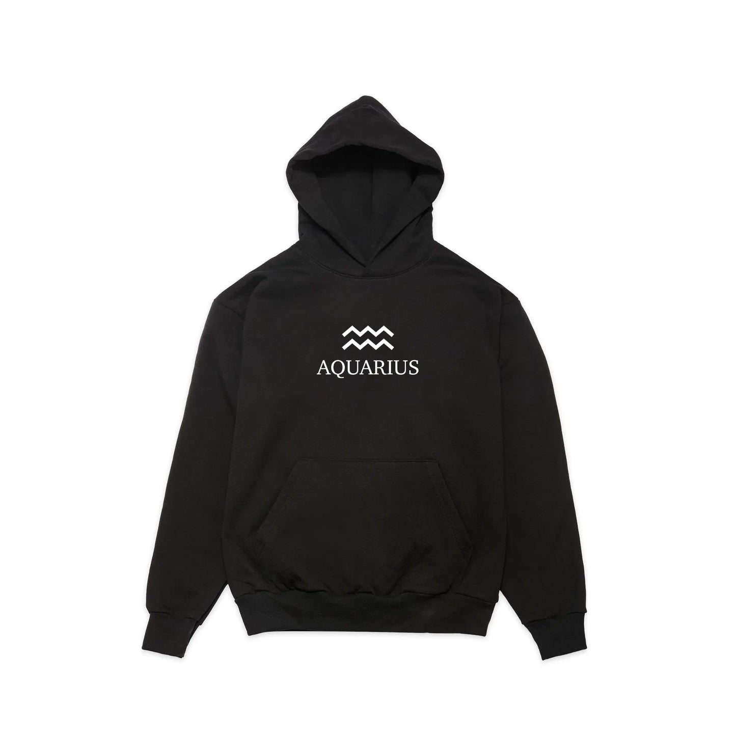 Zodiac AQAURIUS Black Hoodie