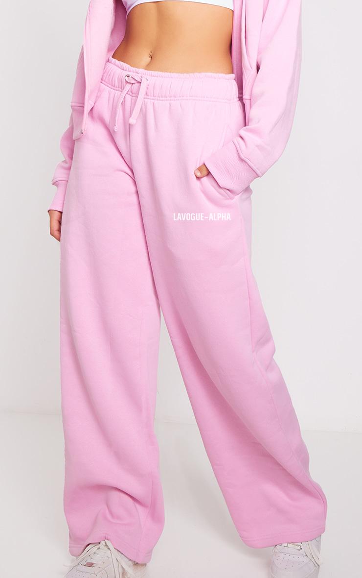 Alpha wide leg pink pants