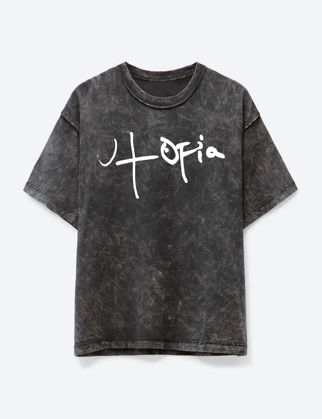 LVG X UTOPIA Acid Washed Tee
