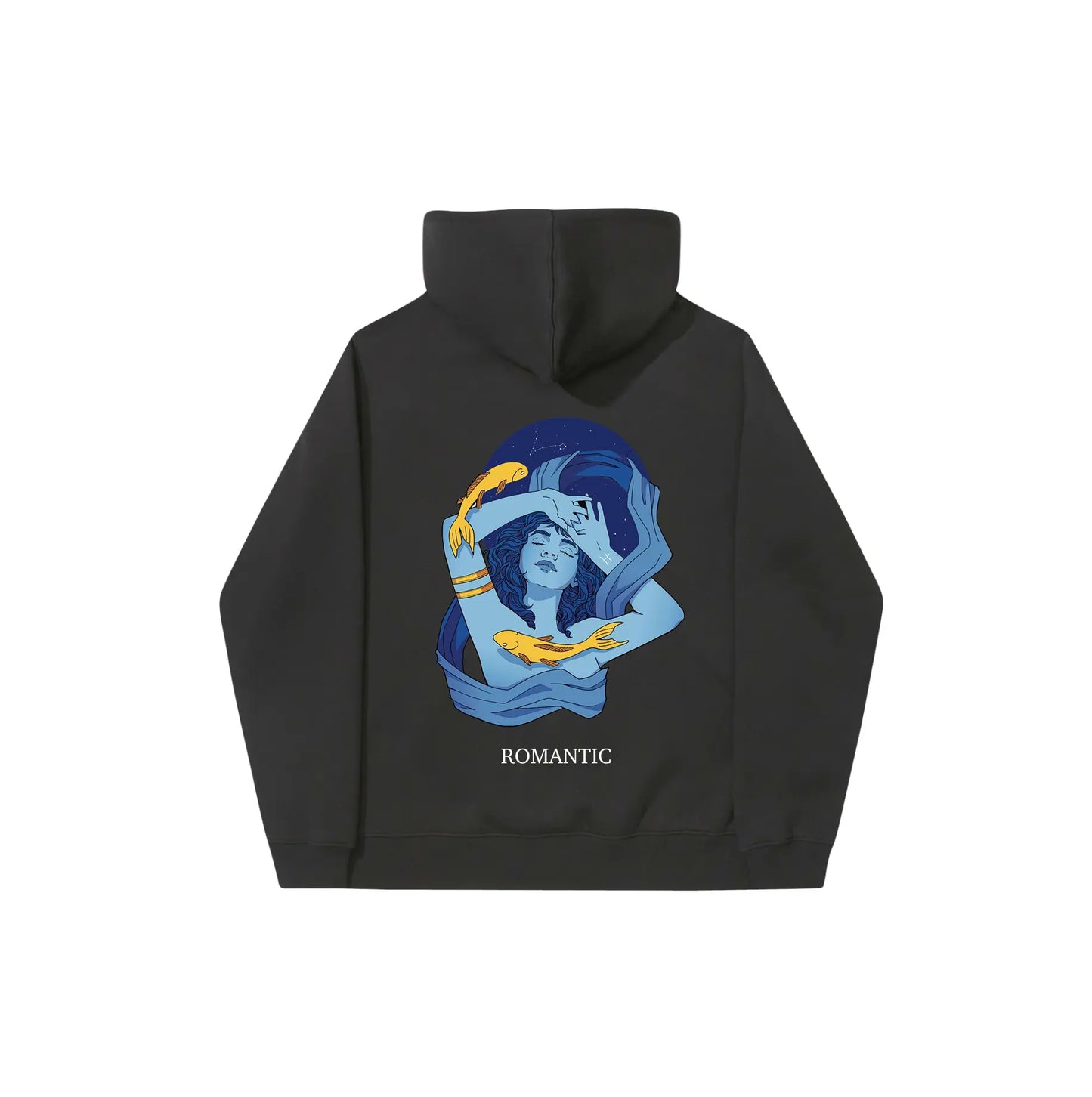 Zodiac PISCES Black Hoodie