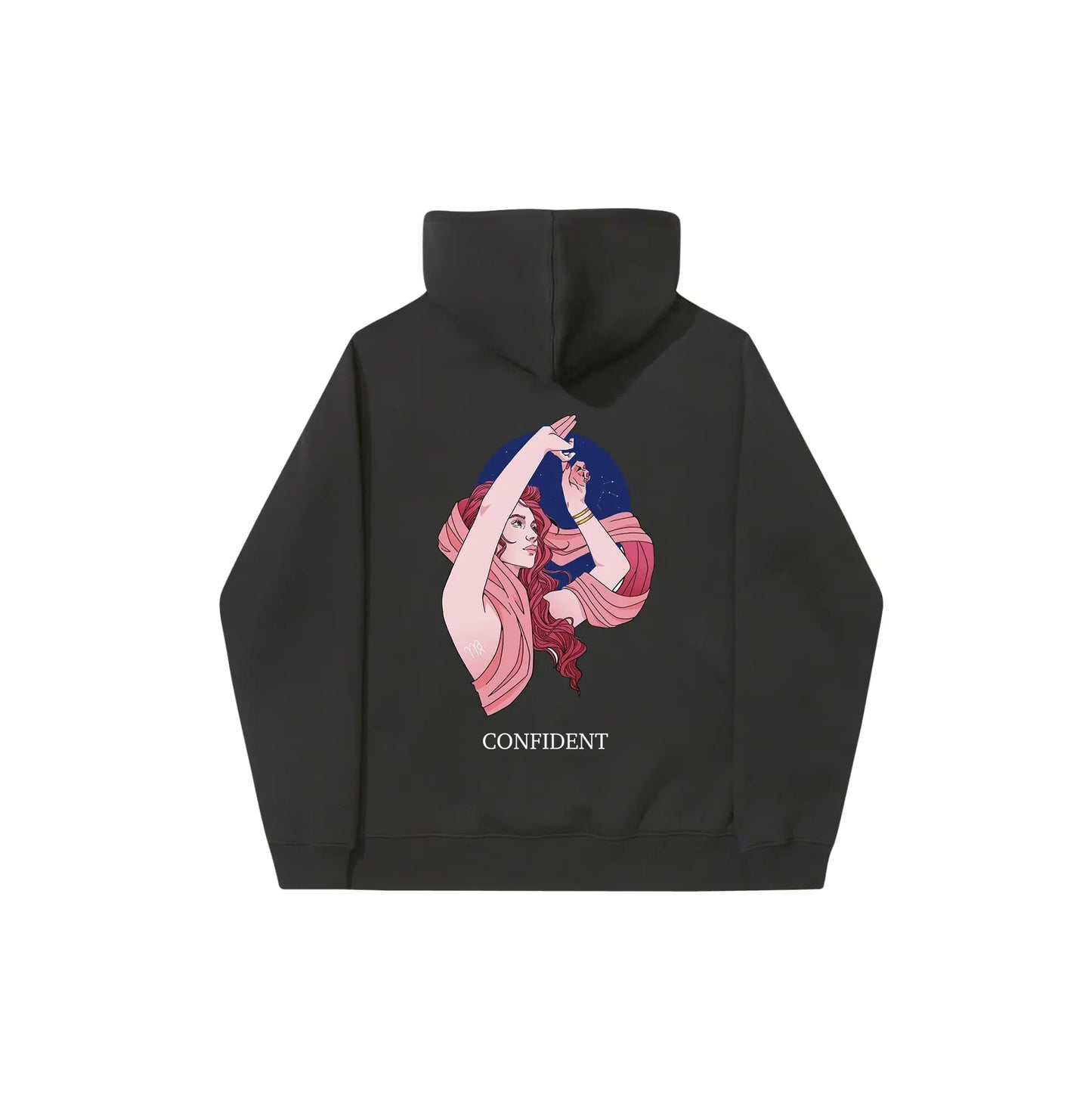 Zodiac VIRGO Black Hoodie